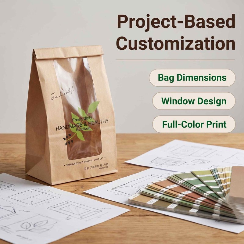 Custom printed bread bag OEM customization service Custom printed bread bag OEM customization service