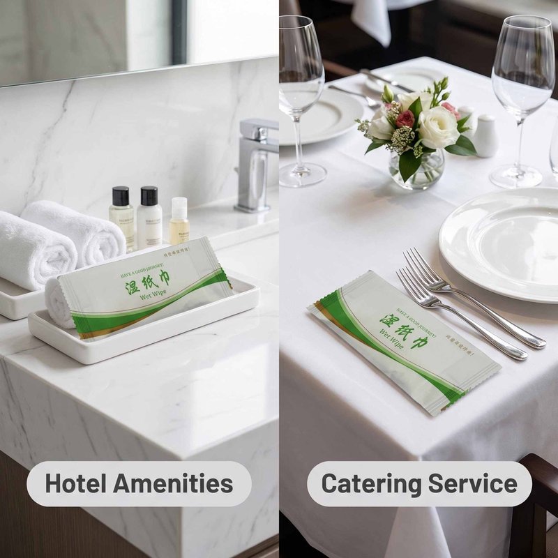 Custom 45gsm Individually Wrapped Airline Wet Wipes – OEM &amp;amp;amp;amp;amp; Bulk Supply - image 6