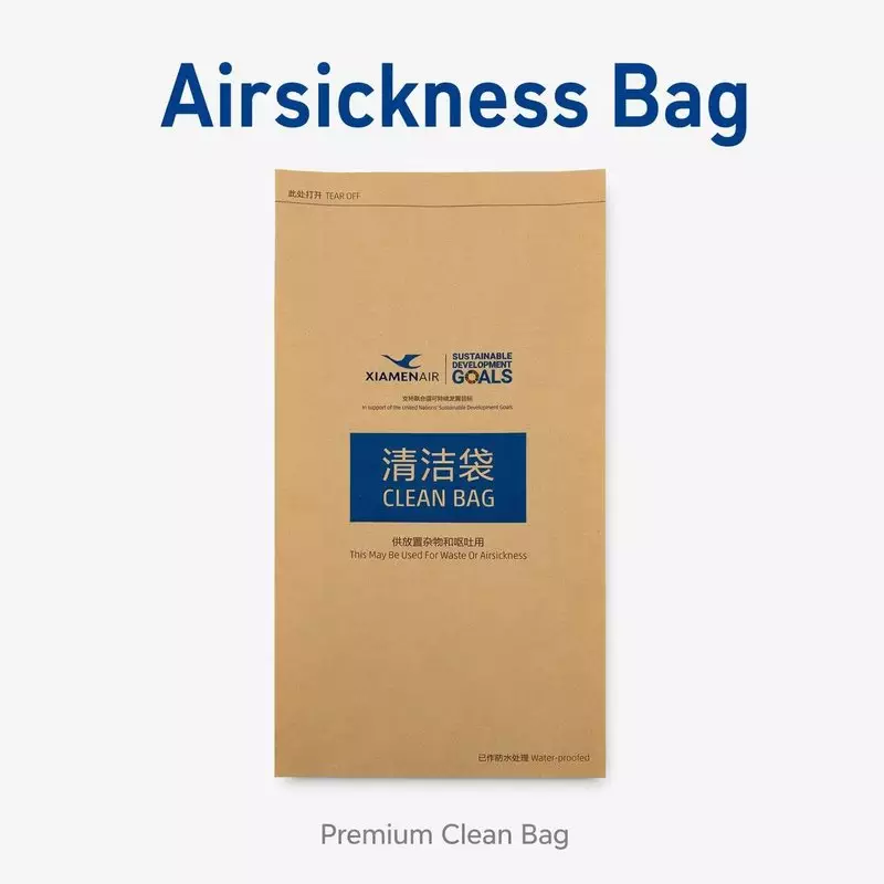 Cómo especificar bolsas para el mareo impresas a medida para los programas de cabina de las aerolíneas