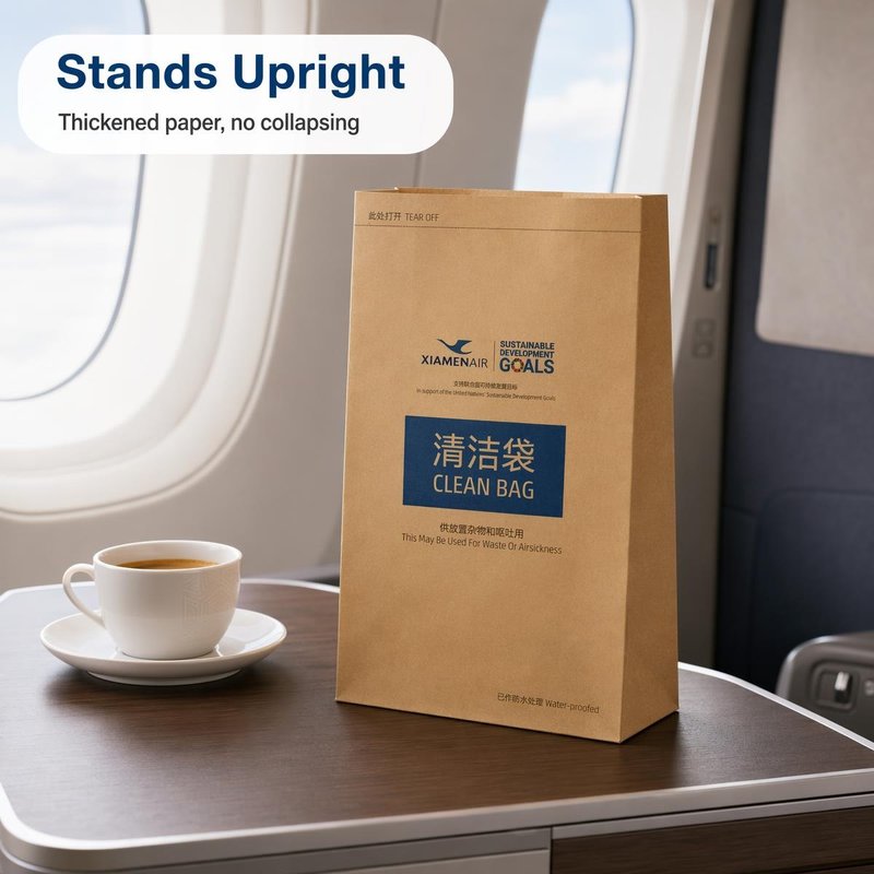 Custom Printed Airline Airsickness Bag – Waterproof Paper, Bulk &amp;amp;amp;amp;amp; OEM - image 6