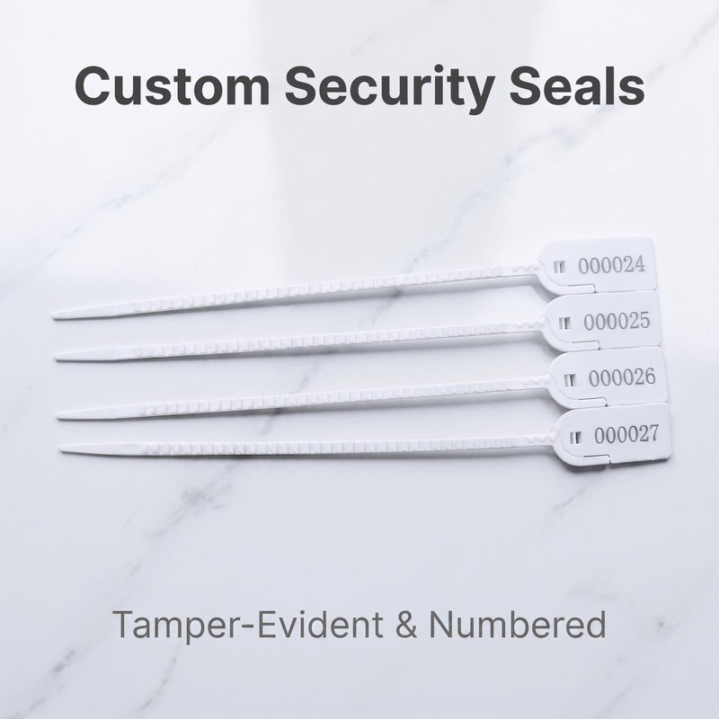 Custom Numbered Disposable Plastic Security Seals 230mm – Airline &amp;amp;amp;amp;amp; Cargo Bulk - image 1