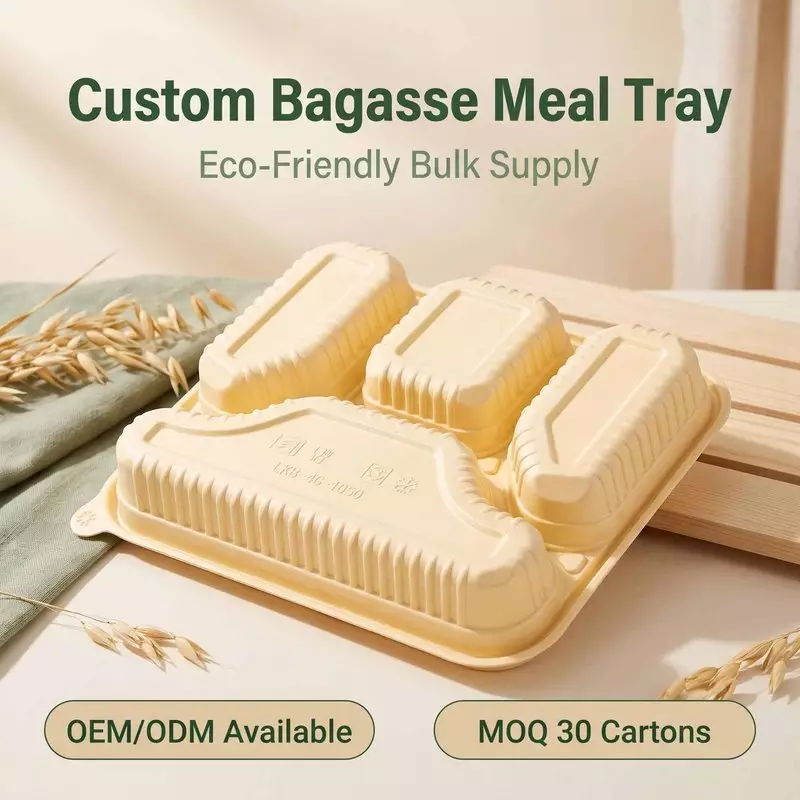Cómo especificar bandejas de comida de bagazo personalizadas para servicios de catering aéreo