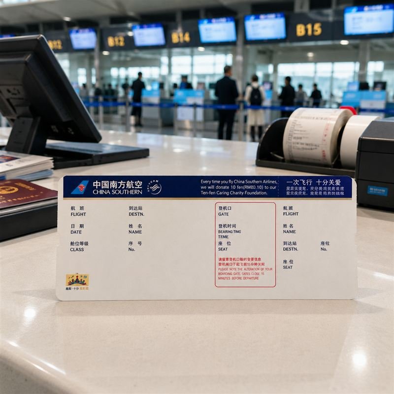 Custom Printed Three-Proof Direct Thermal Airline Boarding Pass – 190gsm Bulk OEM - image 5