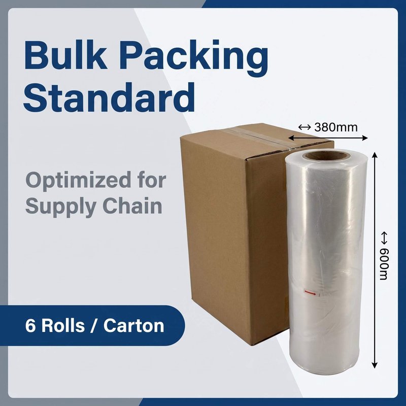 Food-Grade PE Cling Film Roll 38cm×600m – Commercial Kitchen & Catering Bulk - image 3 Food-Grade PE Cling Film Roll 38cm×600m – Commercial Kitchen & Catering Bulk - image 3