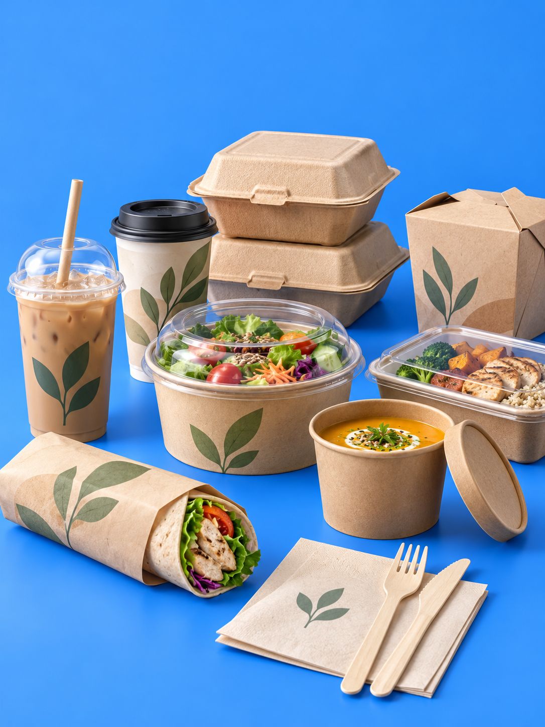 Envases para servicios de alimentación